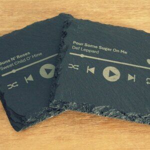Custom Music Player Coasters